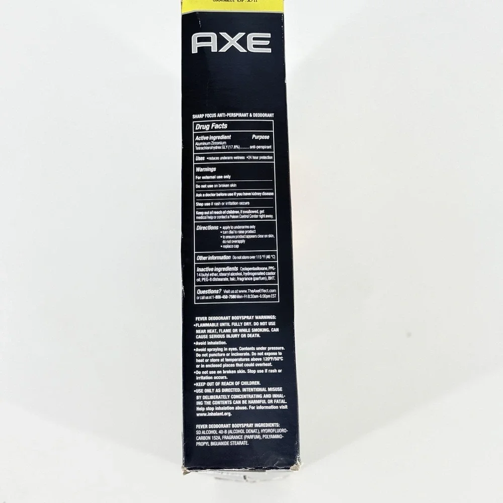 AXE Fever Brazilian Hot Mud Dragonfruit Retired Deodorant Body Spray Shower Gel